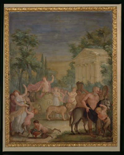Bacchus og Ariadne af Italian School