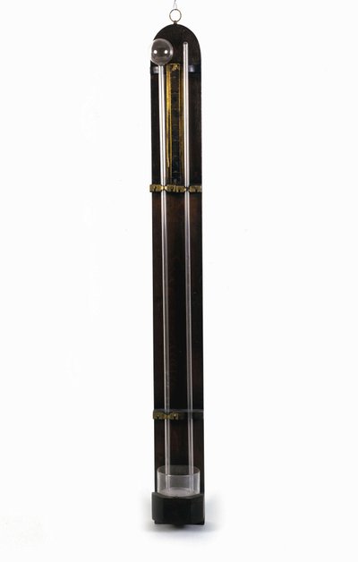 Barometer (kviksølvrør) af Evangelista Torricelli eller Toricelli (1608 - 1647). Museum for Videnskab og Teknologi. Milano af Italian School