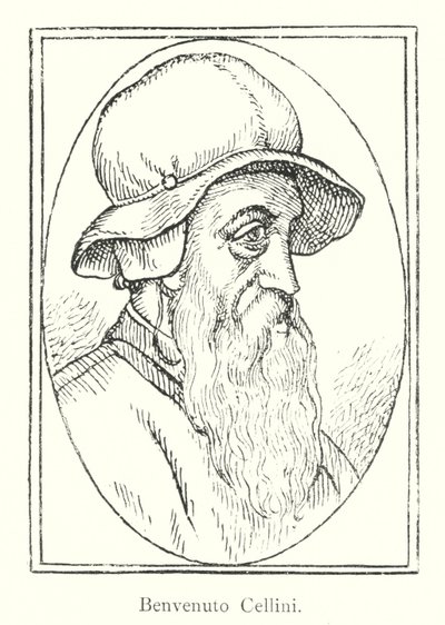 Benvenuto Cellini (gravering) af Italian School