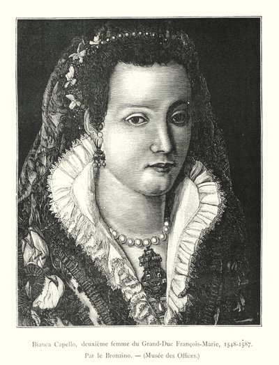 Bianca Capello, anden hustru til storhertug Francois-Marie af Italian School