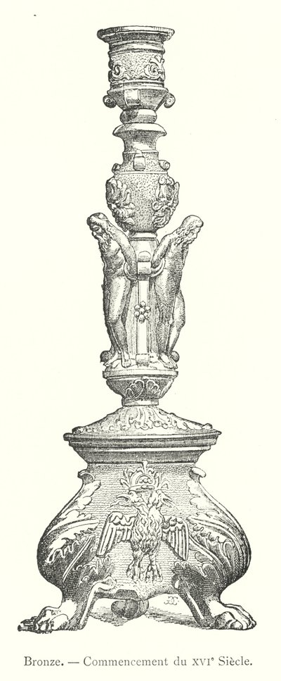 Bronze, begyndelsen af ​​det 16. århundrede (gravering) af Italian School
