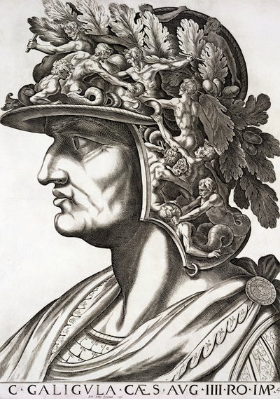 Caligula Cæsar (12-41 e.Kr.), 1596 af Italian School
