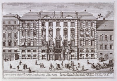 Bolig for kaptajnen for det borgerlige regiment, Wien af Italian School