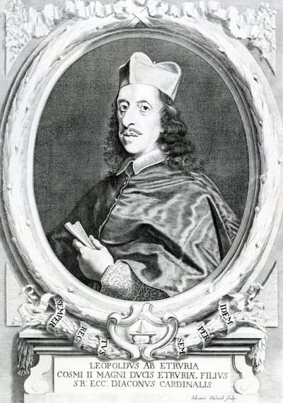 Kardinal Leopold de Medici (1617-1675) af Italian School