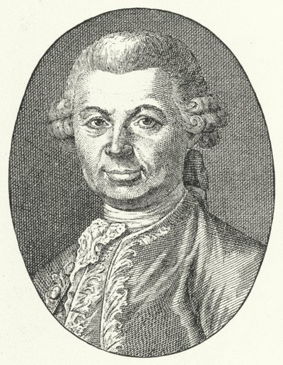 Carlo Gozzi, italiensk dramatiker (gravering) af Italian School
