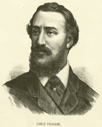 Carlo Pisacane (gravering) af Italian School