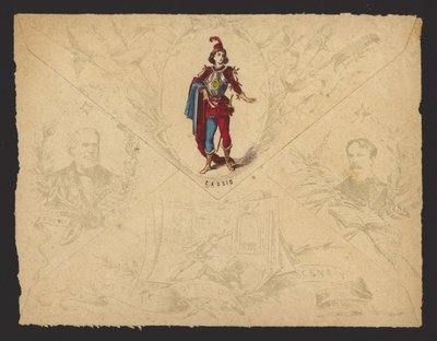 Cassio, fra Giuseppe Verdis opera Otello, baseret på William Shakespeares skuespil (farve litho) af Italian School
