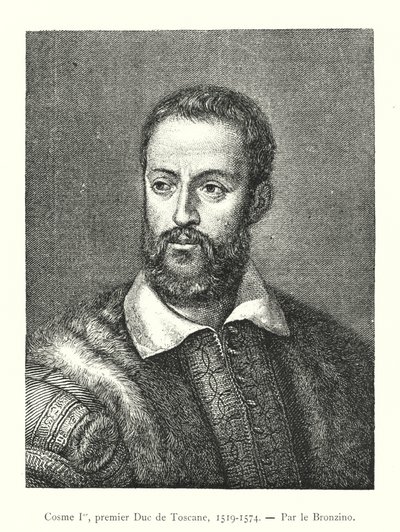 Cosmo I, den første hertug af Toscana af Italian School