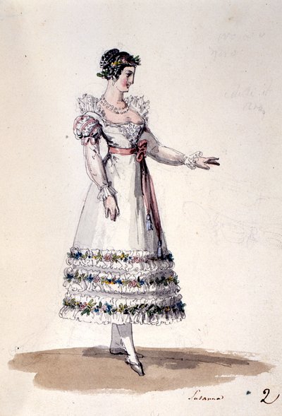 Kostumedesign til Susanna, fra 