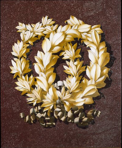 Kroner af blade (indlagt marmor af Italian School