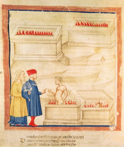 Dante og Vergil (70-19 f.Kr.) opdager grev Ugolino, fra 