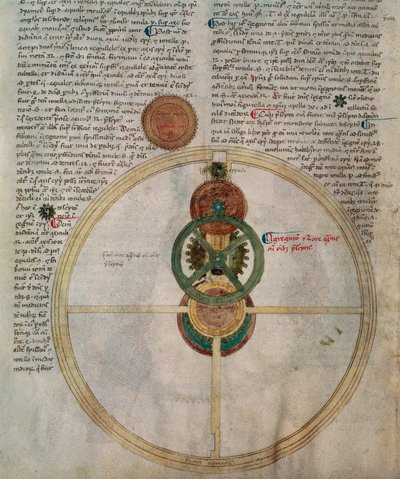 Detalje af astroriet af Giovanni Dall