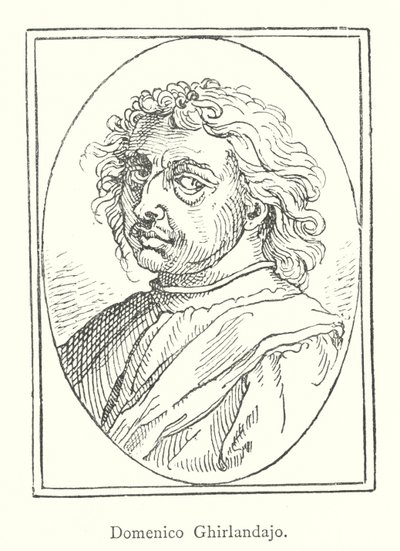 Domenico Ghirlandaio (gravering) af Italian School