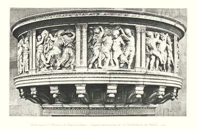 Donatello og Michele di Bartolommeo, Chaire exterieure de la Cathedrale de Prato af Italian School