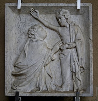 Tvivler på St. Thomas (marmor) af Italian School