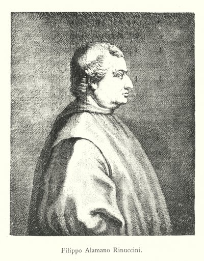 Filippo Alamano Rinuccini (gravering) af Italian School