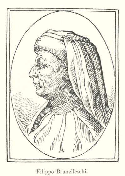 Filippo Brunelleschi (gravering) af Italian School