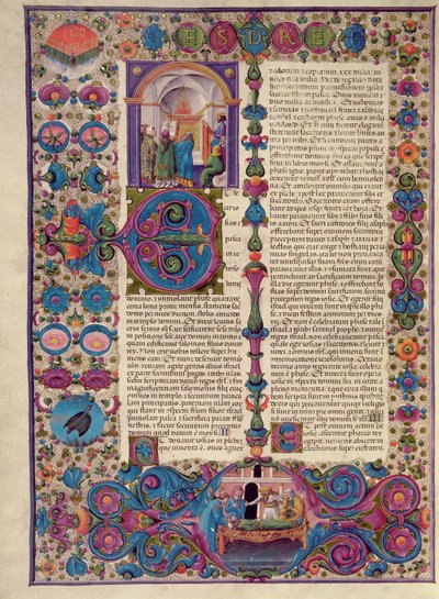Fol.205v Anden Mosebog, fra Borso d