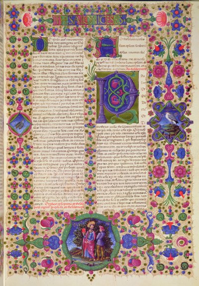 Fol.207r Andet Brev fra St. Paul til Thessalonikerne, fra Borso d