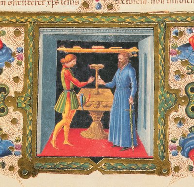 Fol.208r Brev fra St. Paul til Timothy, fra Borso d