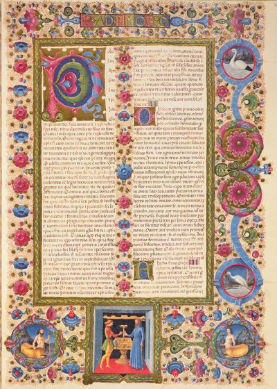 Fol.208r Brev fra St. Paul til Timothy, fra Borso d