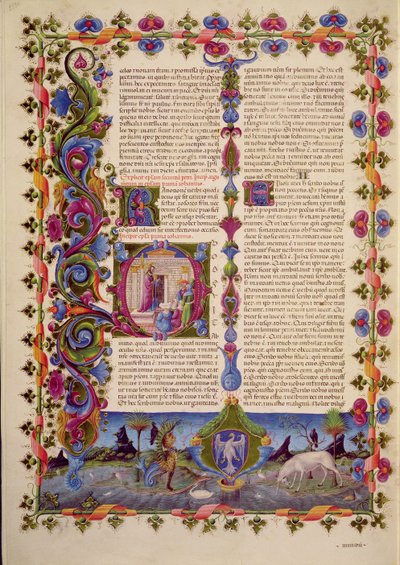 Fol.233v Brev fra Sankt Johannes til Apostlene, fra Borso d