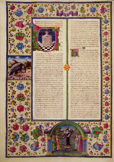 Fol.92v Åbning til profeten Amos