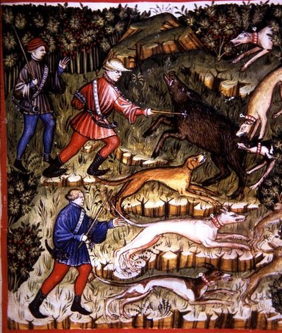 Fol.96r Jagtdyr, illustration fra 