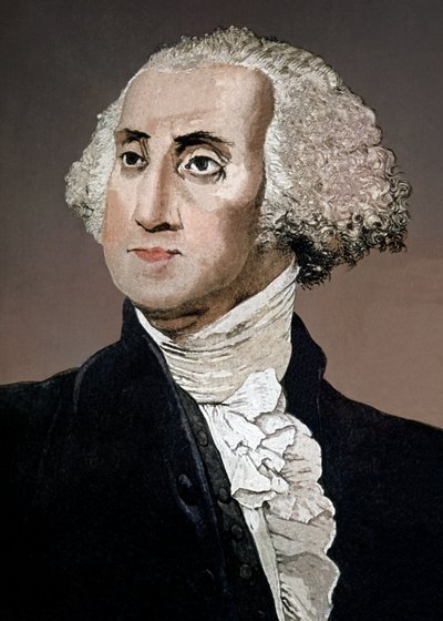 George Washington, ca. 1880 (kobberstik) af Italian School