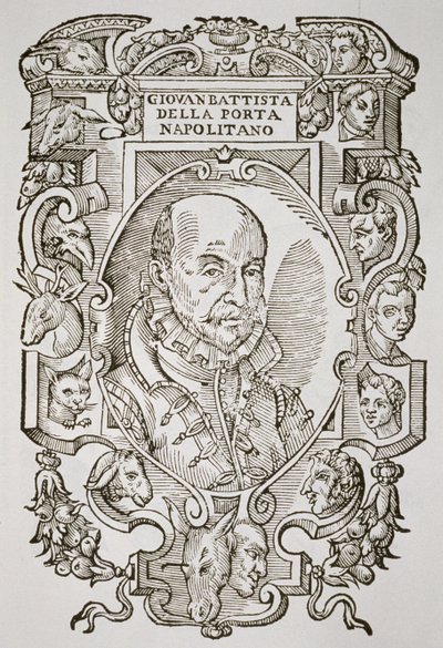 Giovanni Battista della Porta (1535-1615) fra hans bog, Delle Celeste Fisionomia, Padua 1616, illustreret i History of Magic, udgivet sent i det 19. århundrede af Italian School