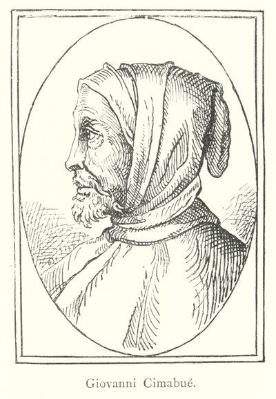 Giovanni Cimabue (gravering) af Italian School