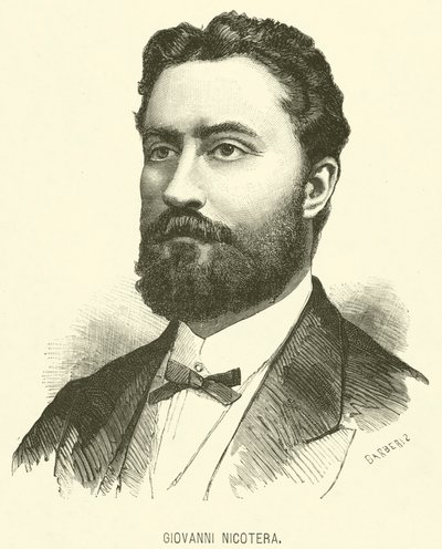 Giovanni Nicotera (gravering) af Italian School