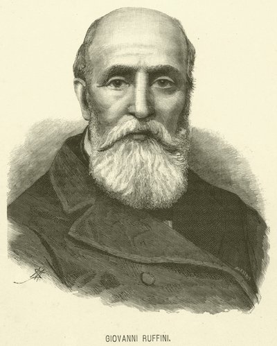 Giovanni Ruffini (gravering) af Italian School