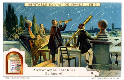 Giovanni Schiaparelli, Observation af himlen (tryk) af Italian School