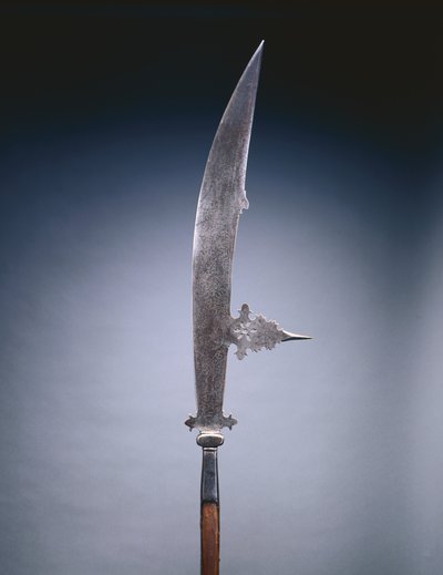 Glaive, Venedig, ca. 1600-20 (stål og træ) af Italian School