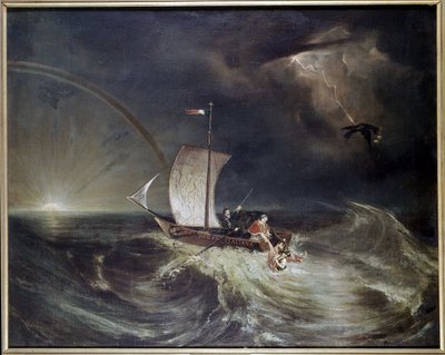 Independence Boat - Allegorisk komposition af Italian School