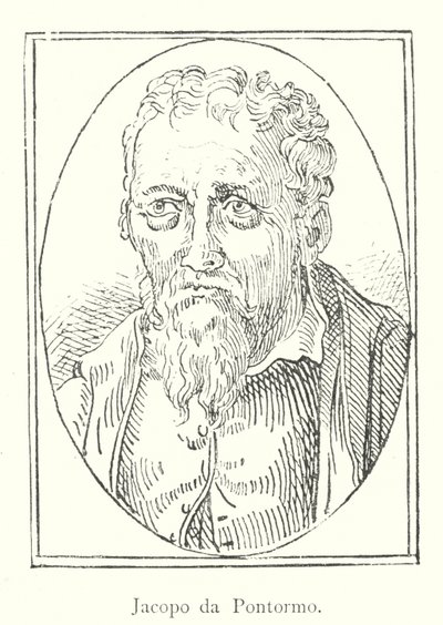 Jacopo da Pontormo (gravering) af Italian School