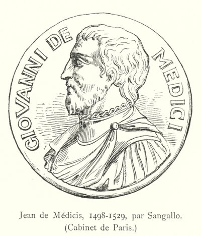 Jean de Medicis af Italian School