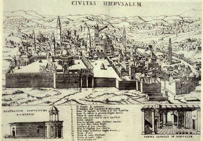 Jerusalem, 1581 af Italian School