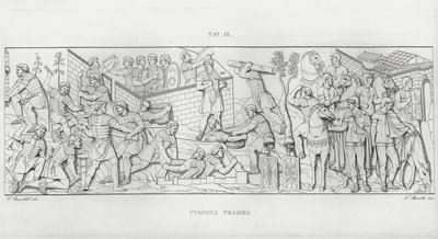 Trajans søjle, Trajans søjle (gravering) af Italian School