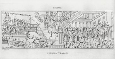 Trajans søjle, Trajans søjle (gravering) af Italian School
