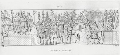 Trajans søjle, Trajans søjle (gravering) af Italian School