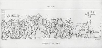 Trajans søjle, Trajans søjle (gravering) af Italian School