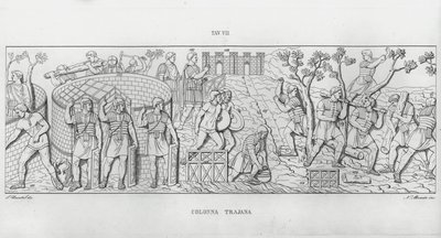 Trajans søjle, Trajans søjle (gravering) af Italian School