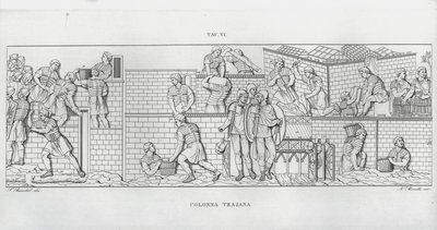 Trajans søjle, Trajans søjle (gravering) af Italian School