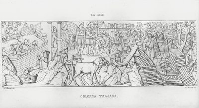 Trajans søjle, Trajans søjle (gravering) af Italian School