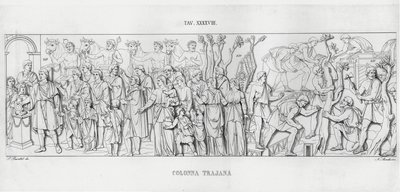 Trajans søjle, Trajans søjle (gravering) af Italian School