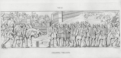 Trajans søjle, Trajans søjle (gravering) af Italian School
