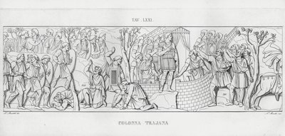 Trajans søjle, Trajans søjle (gravering) af Italian School