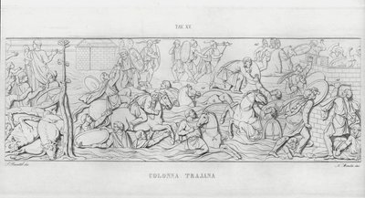 La Colonna Trajana, Trajans søjle (gravering) af Italian School